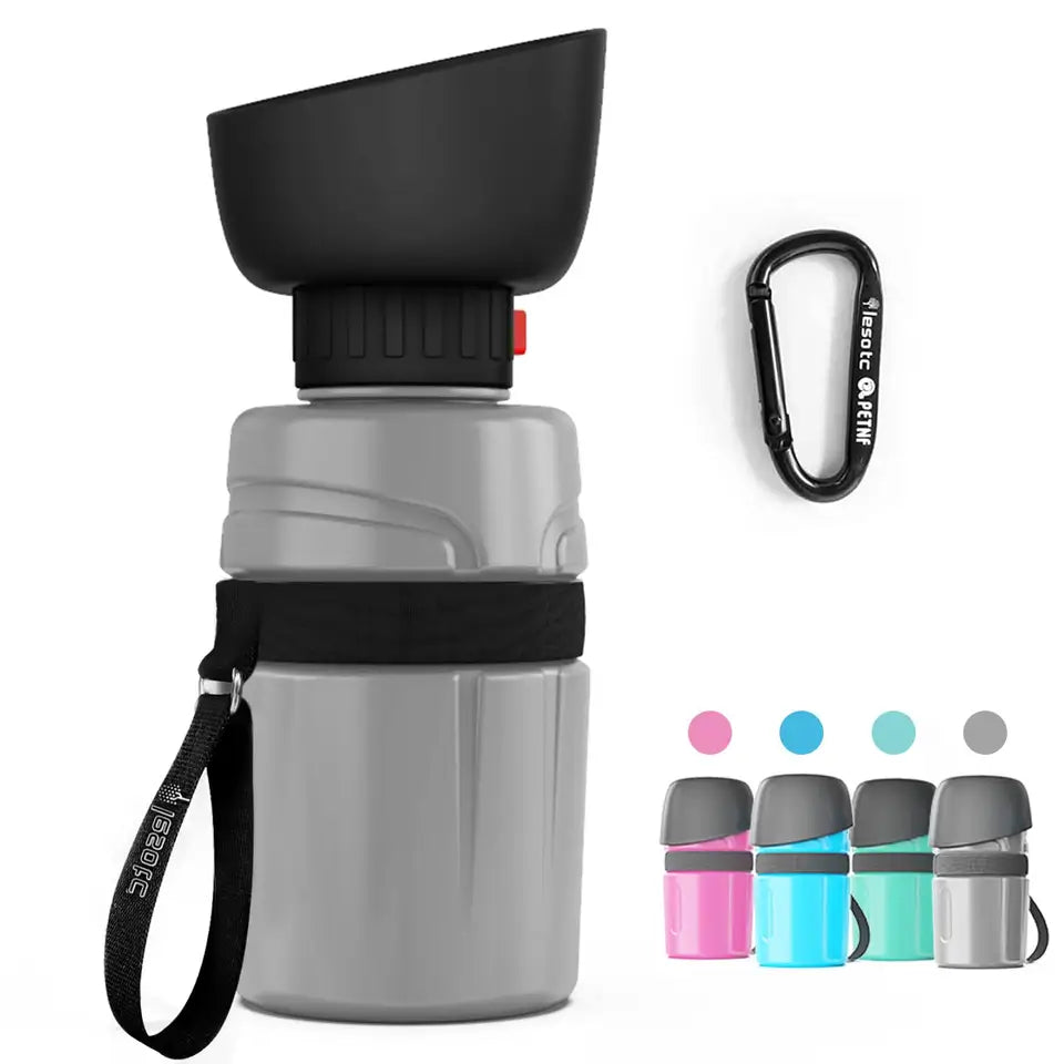 Collapsible Pet Water Bottle 600ml capacity